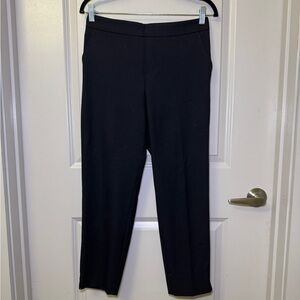 Banana Republic Size 6 Petite Black Dress Pants Straight-Leg